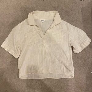 Bohme cream shirt. Only worn a few times. Not my style. Very soft & comfortable.